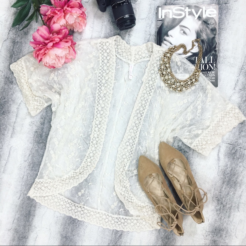 xhilaration • lace cardigan